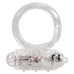 Прозрачное эрекционное виброкольцо Vibro Ring Clear